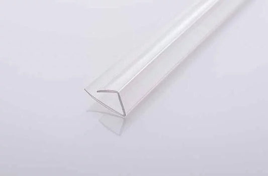 5/16 in. (8 mm) 48 in. Polycarbonate Clear U cap profile
