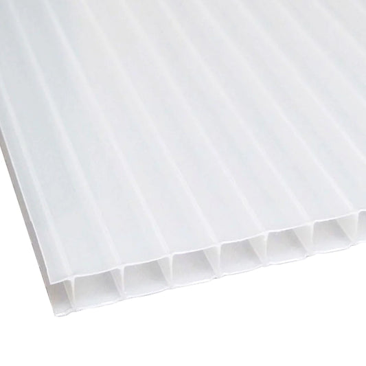 5/16 in. (8 mm) 48 in. x 96 in. Polycarbonate Opal twin-wall hollow sheet