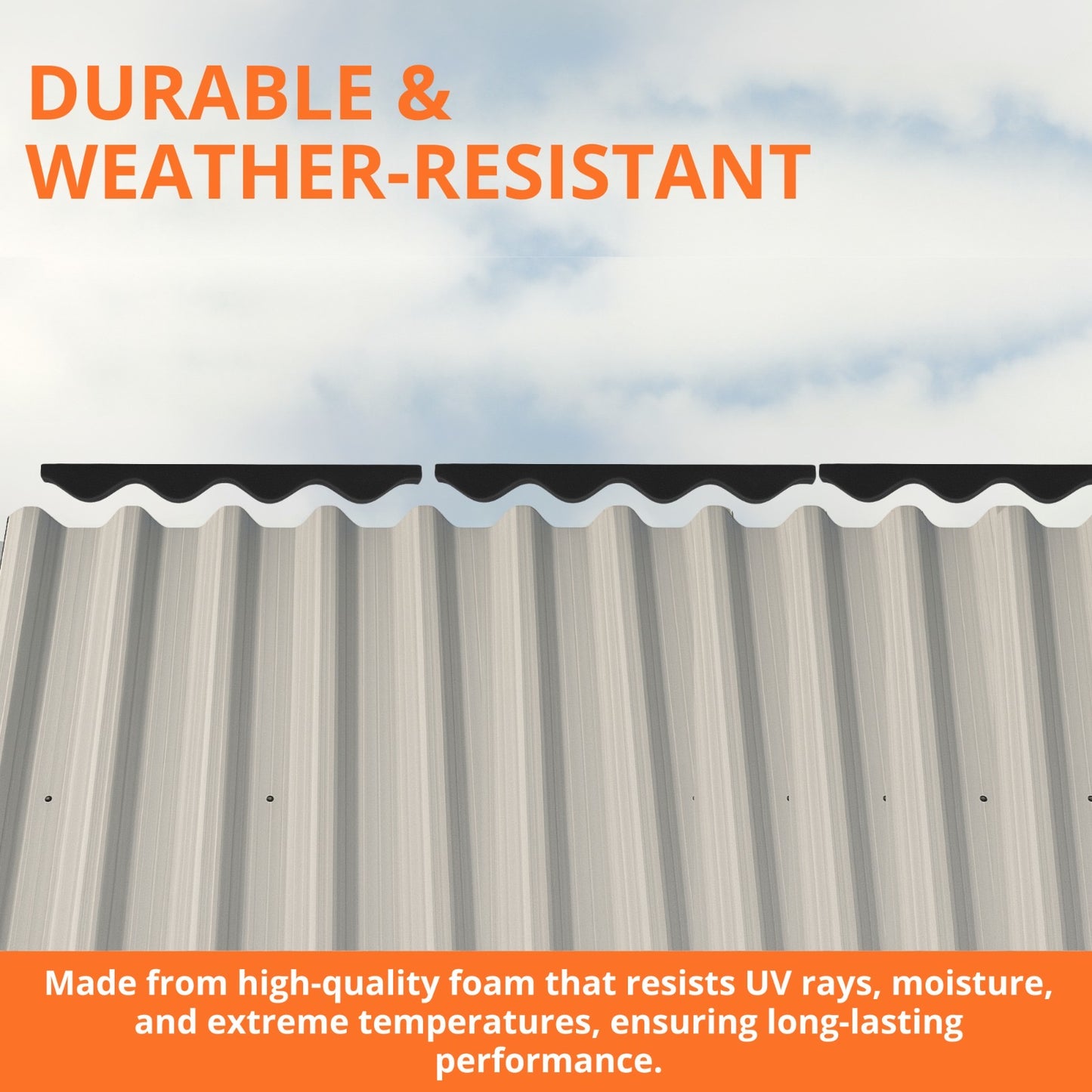 Closure strips - Roma Corrugated polycarbonate panels