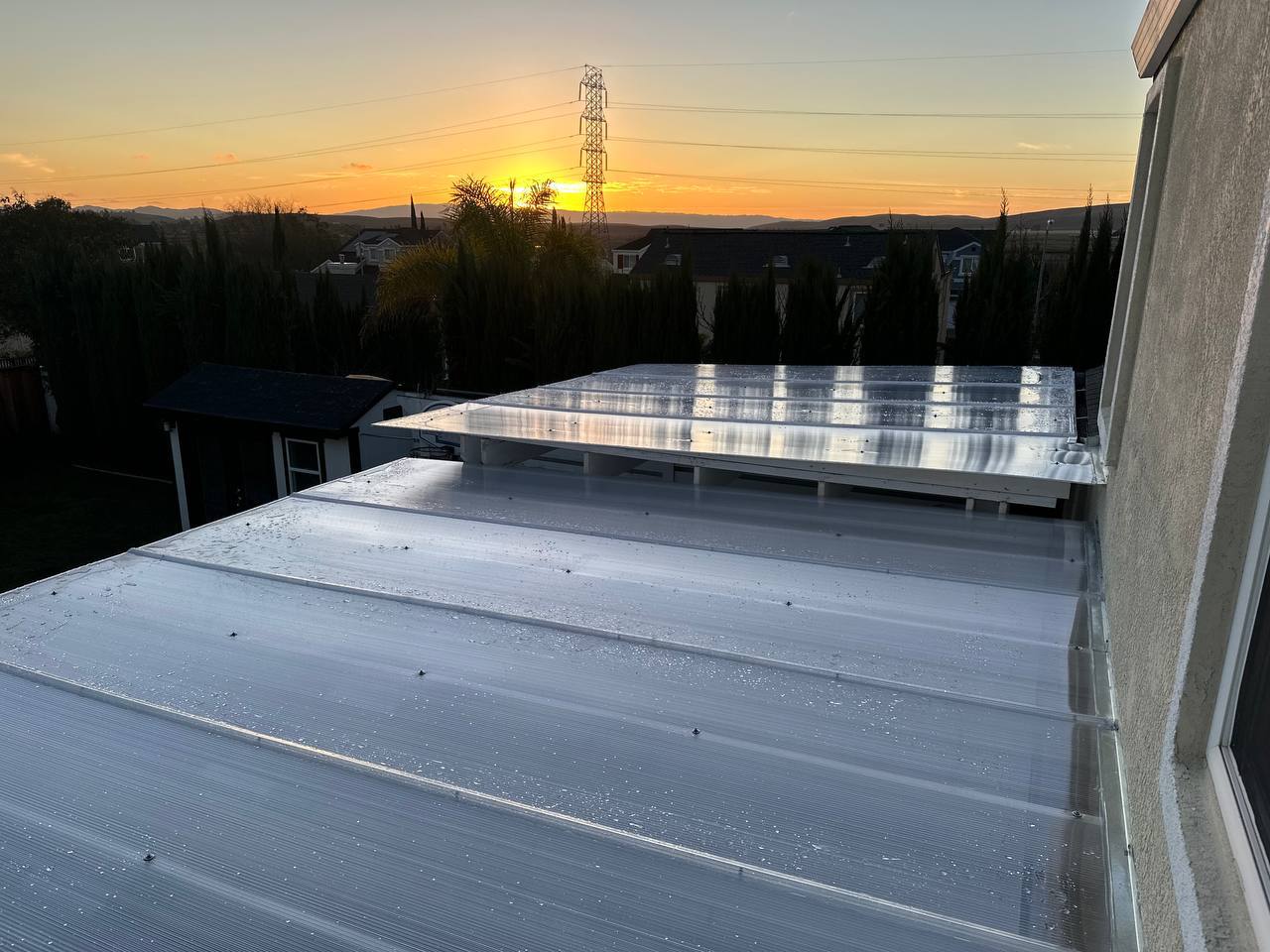 5/16  in. (8 mm) 48 in. x 192 in. Polycarbonate Clear twin-wall hollow sheet