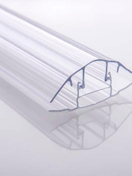 5/16 in. (8 mm) 144 in. Polycarbonate Clear Snap profile