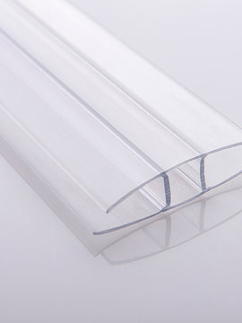 1/4 in. (6 mm) 144 in. Polycarbonate Clear H profile