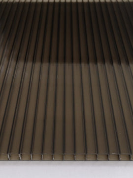 5/16 in.(8 mm) 48 in. x 192 in. Polycarbonate Bronze twin-wall hollow sheet