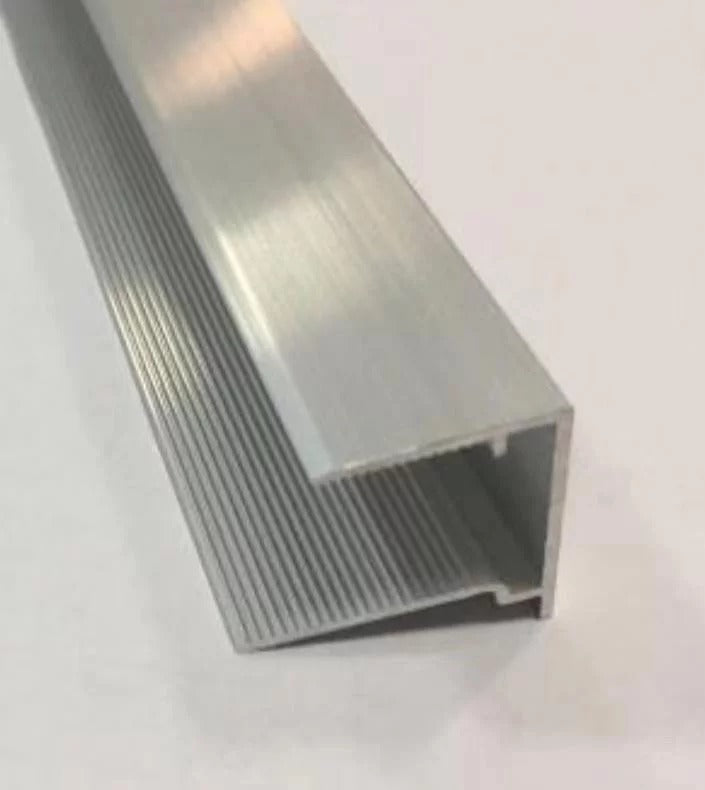 5/16 in. (8 mm) 48 in. Aluminum U cap Profile