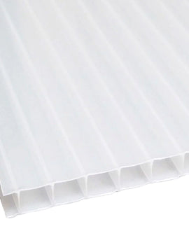 5/16 in. (8 mm) 48 in. x 144 in. Polycarbonate Opal twin-wall hollow sheet