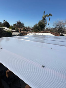 5/16 in. (8 mm) 48 in. x 192 in. Polycarbonate Opal twin-wall hollow sheet