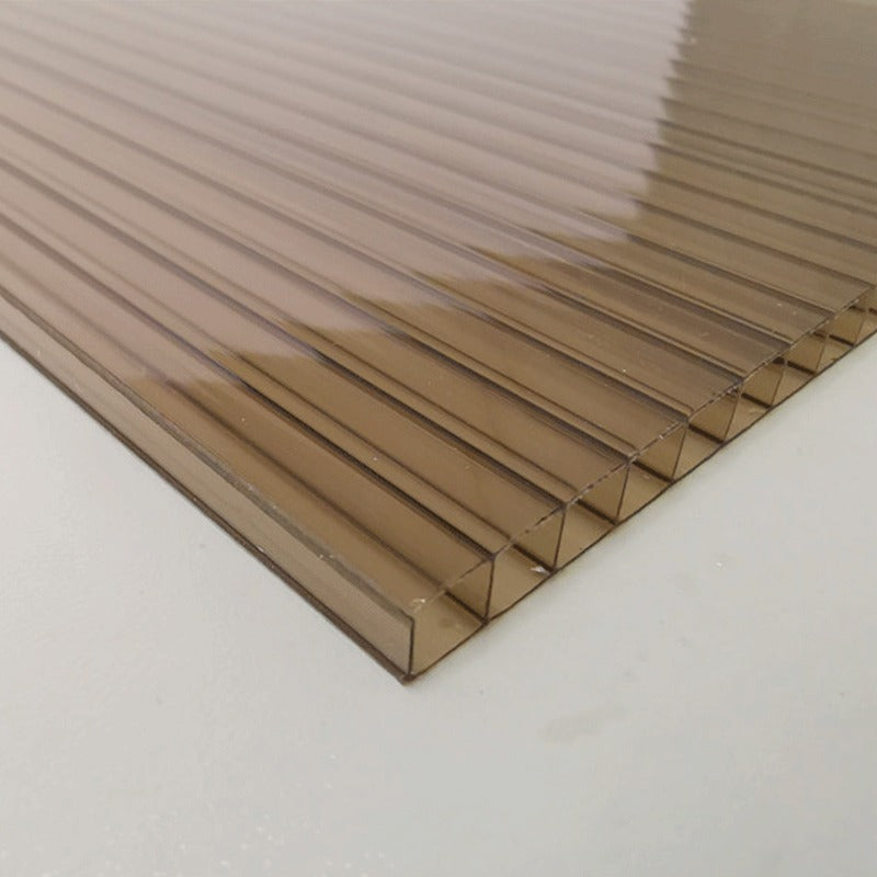 5/16  in. (8 mm) 48 in. x 96 in. Polycarbonate Bronze twin-wall hollow sheet